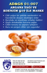 GSG-01-007 – Argan Yağı ve Koenzim Q10’lu Maske