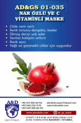 GSG-01-035 – Nar Özlü ve C Vitamini İçeren Maske