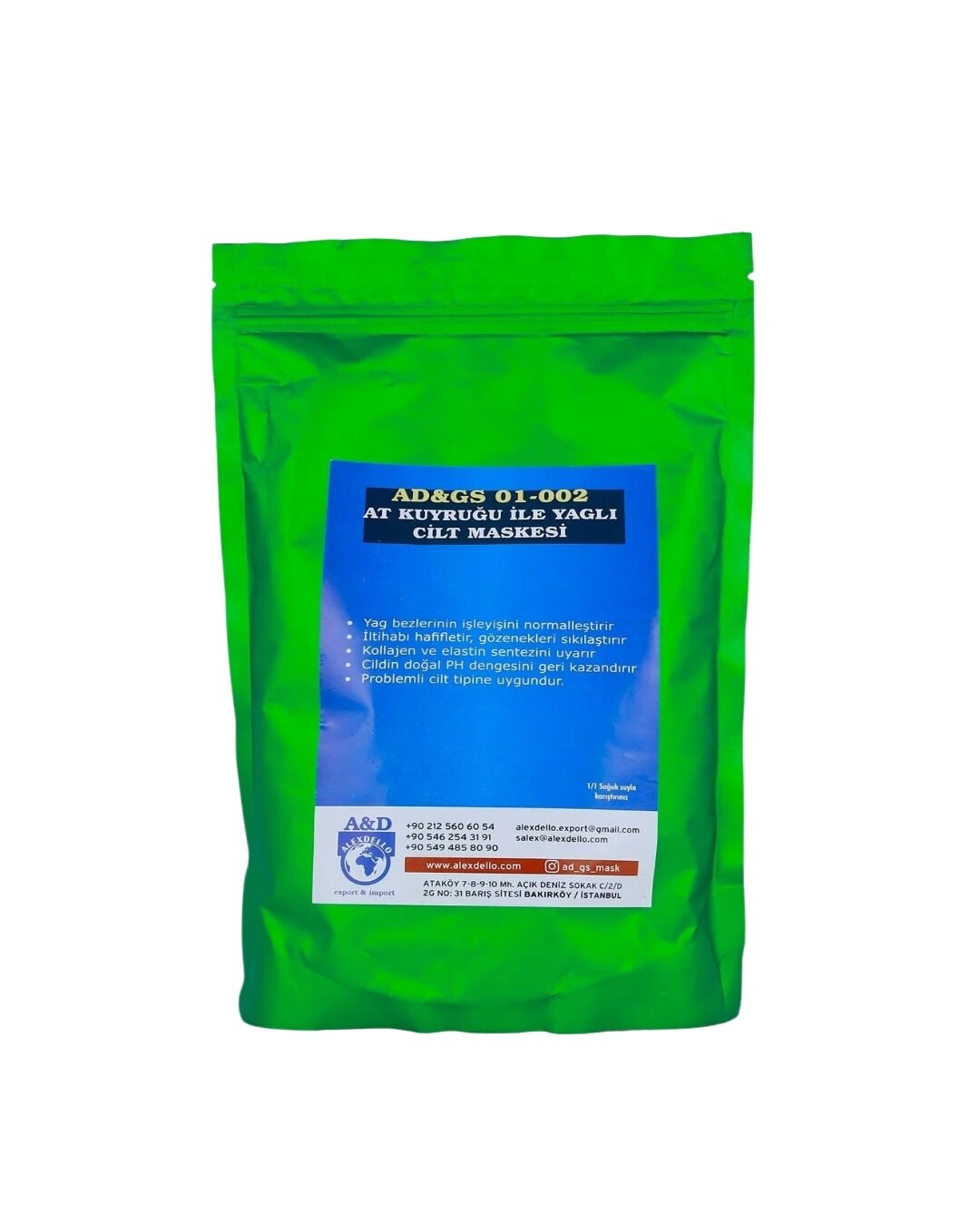 GSG-01-002 – Atkuyruğu Özlü Yağlı Cilt Maskesi 350 gr
