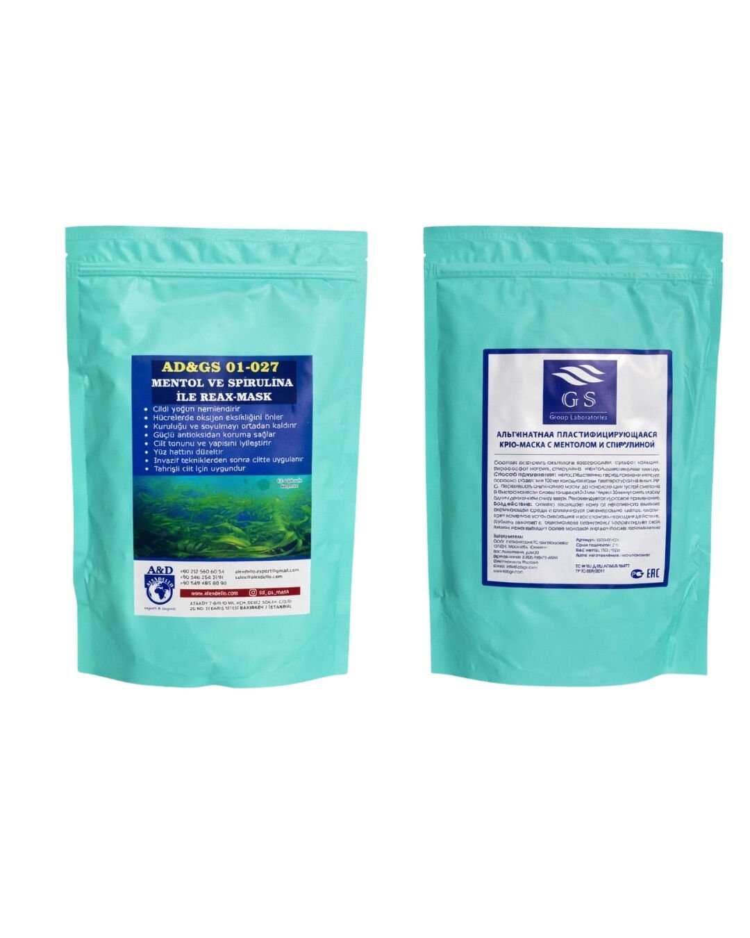 GSG-01-027 – Mentol ve Spirulina İçeren Kriyo Maske 350 gr
