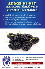 GSG-01-017 – Karadut Özlü ve C Vitaminli Maske