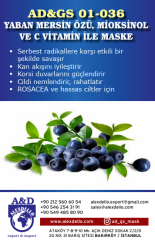 GSG-01-036 – Yaban Mersini Özü, Miyoksinol ve C Vitaminli Maske