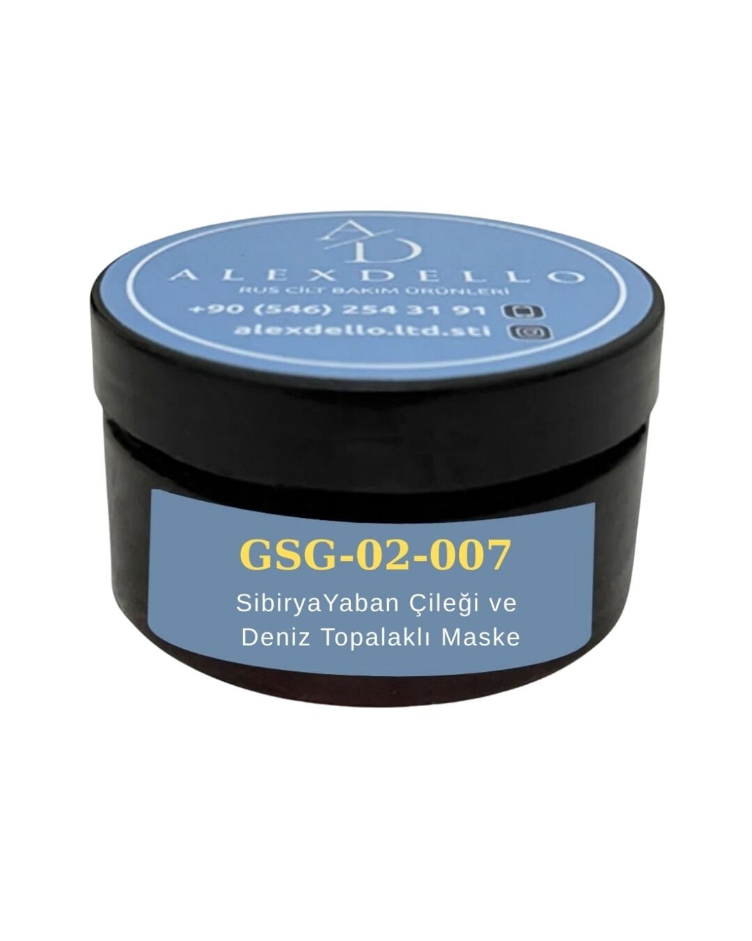 GSG-02-007 – Sibirya Yaban Çileği ve Deniz Topalaklı Maske 30 gr