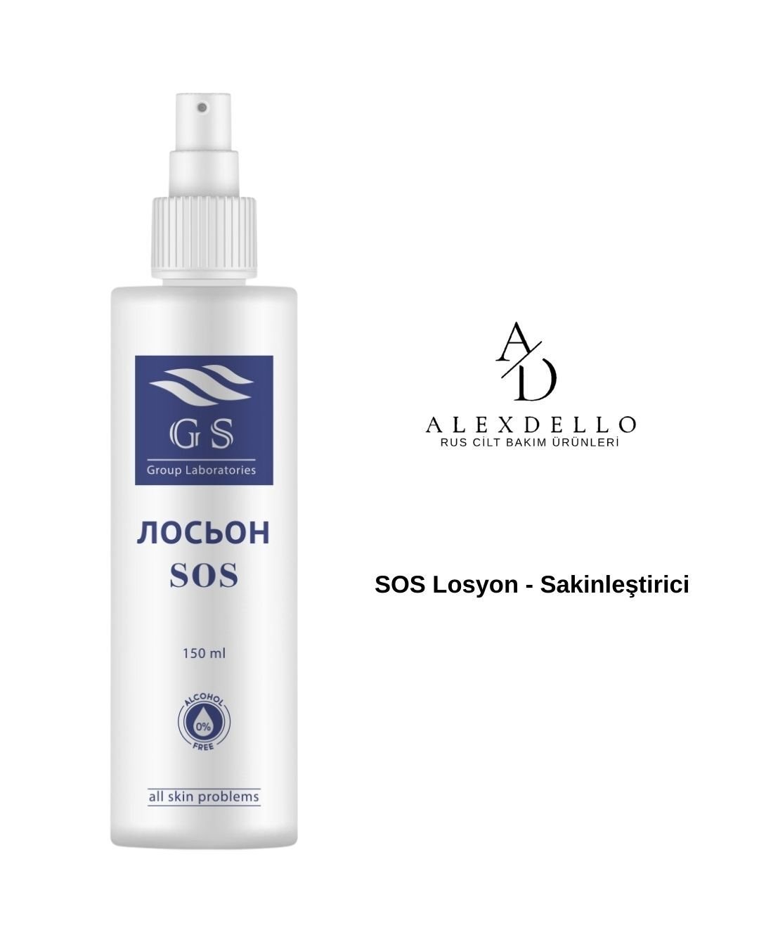 SAKİNLEŞTİRİCİ , NEMLENDİRİCİ LOSYON SOS - GSG-21-001 — SOS Losyon - Sakinleştirici