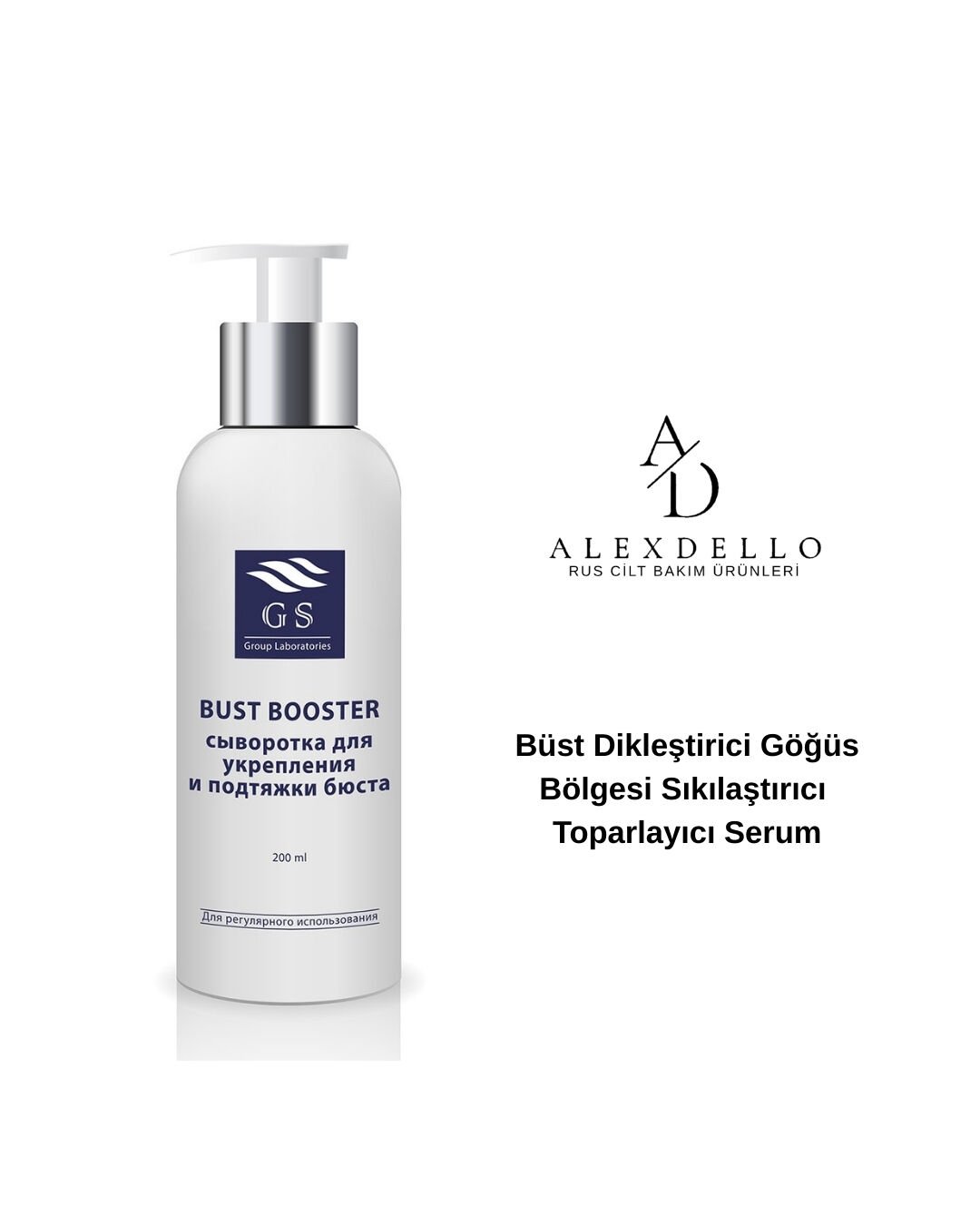 BÜST İÇİN SERUM, JEL GSG-08-001 — Büst Dikleştirici Göğüs Bölgesi Sıkılaştırıcı Toparlayıcı Serum